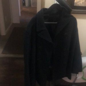 Lady peacock coat blue